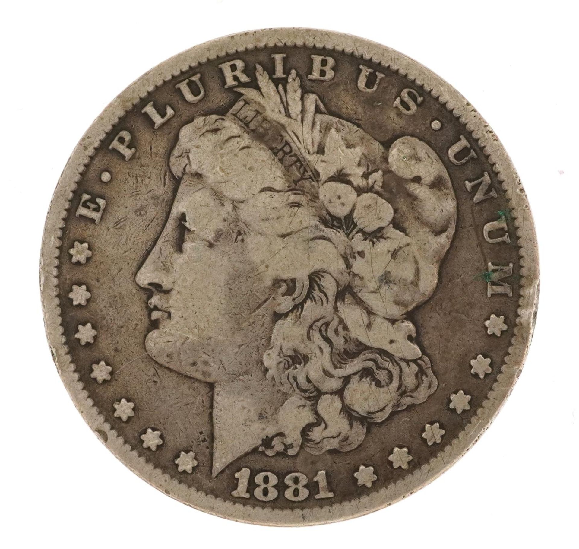 United States of America 1881 silver dollar : For further information on this lot please contact the - Image 2 of 2