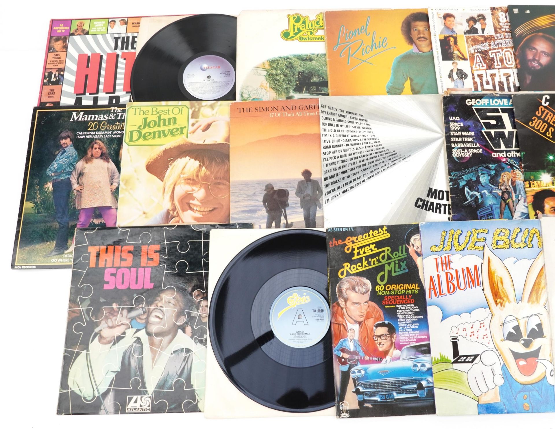 Vinyl LP records including The Beatles, This is Soul and The Bee Gees : For further information on - Image 2 of 3