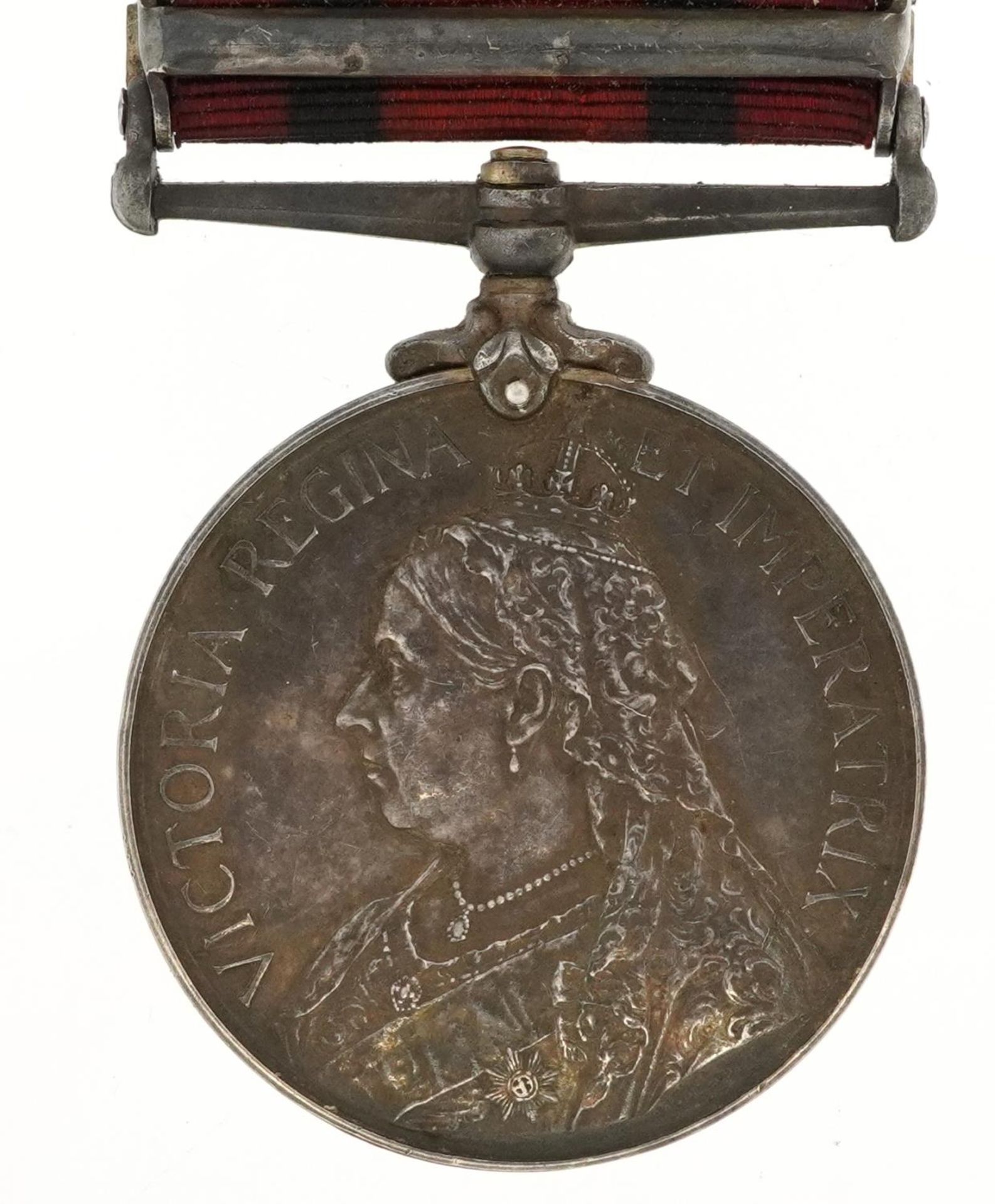 Victorian British military Queen's South Africa medal awarded to 4040PTE.N.SPENCE.3RDDGN.GDS: with - Bild 3 aus 4