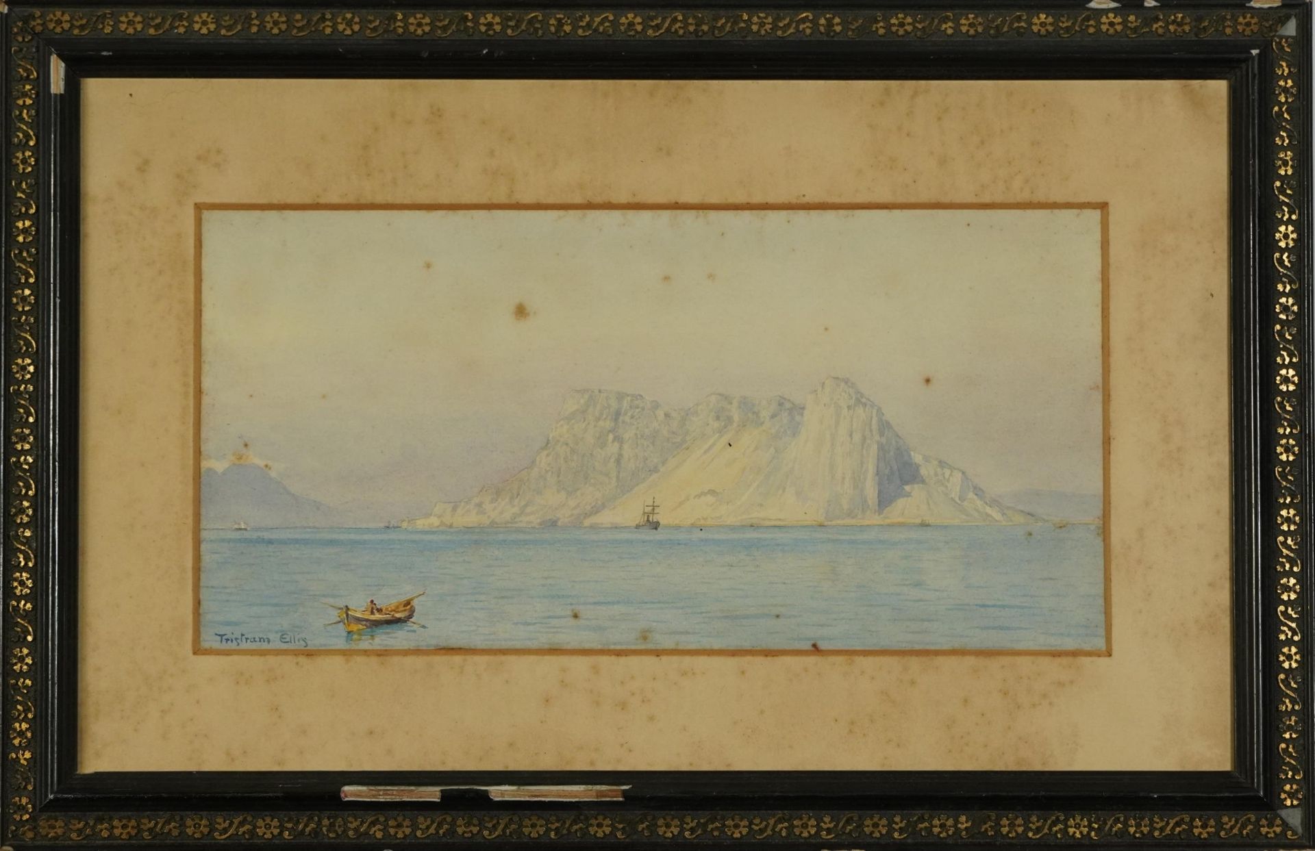 Tristram James Ellis - Boats before an Artic glacier, late 19th/early 20th Polar Expedition interest - Bild 2 aus 4