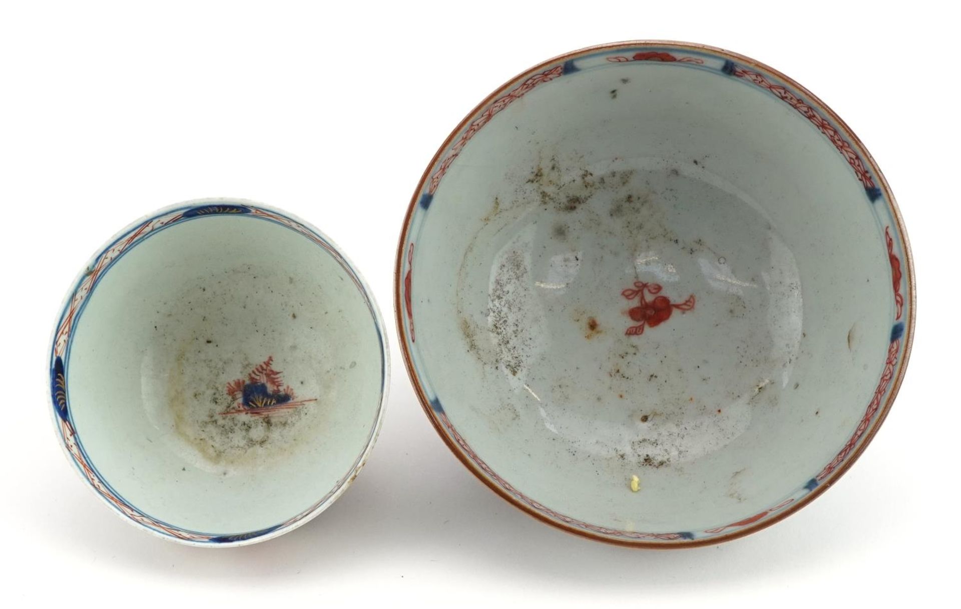 Two Imari ceramic bowls including Japanese example, the largest 11.5cm in diameter : For further - Bild 3 aus 4