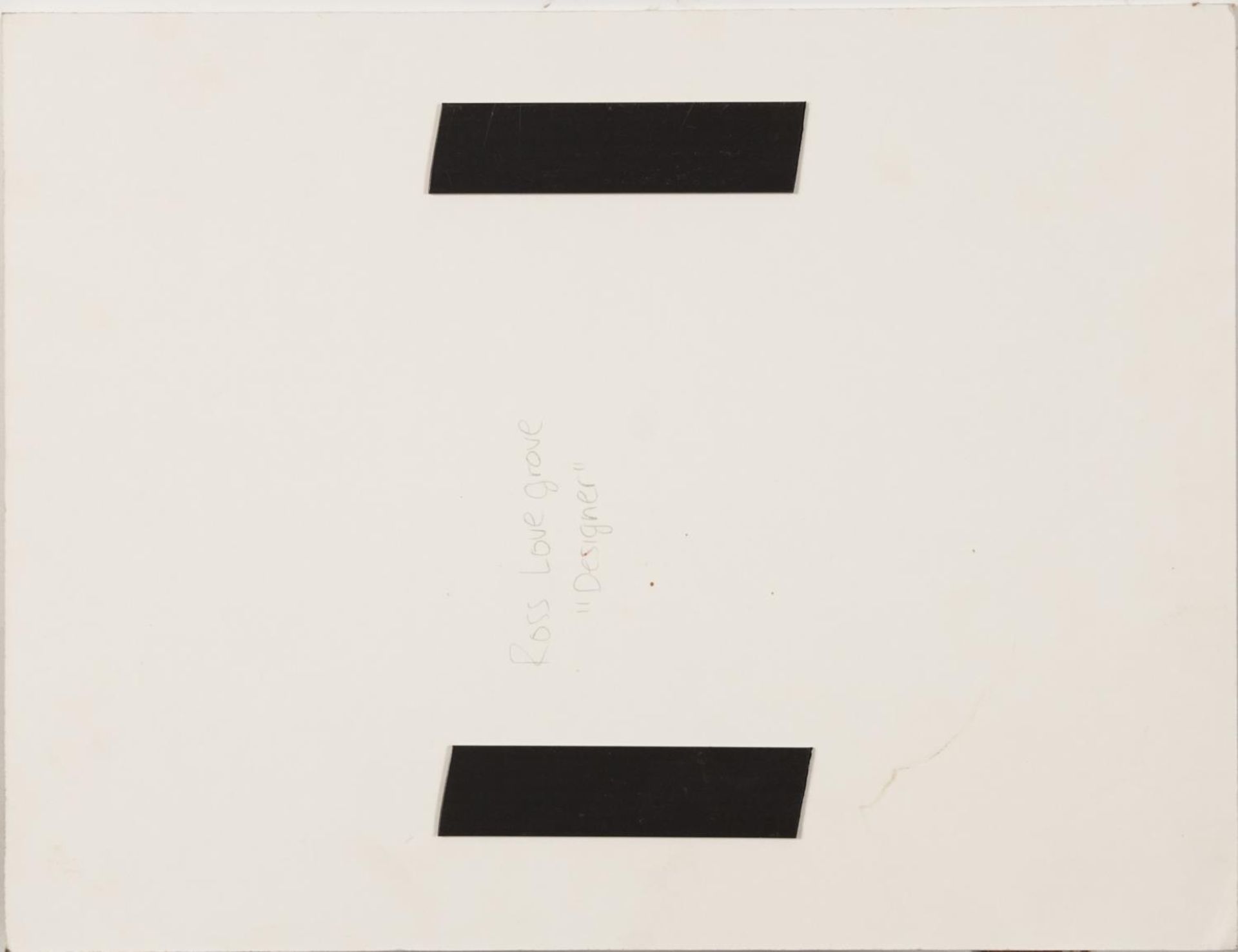 Ross Lovegrove - Abstract compositions, pair of inks, each inscribed verso Designer, mounted, - Image 10 of 11