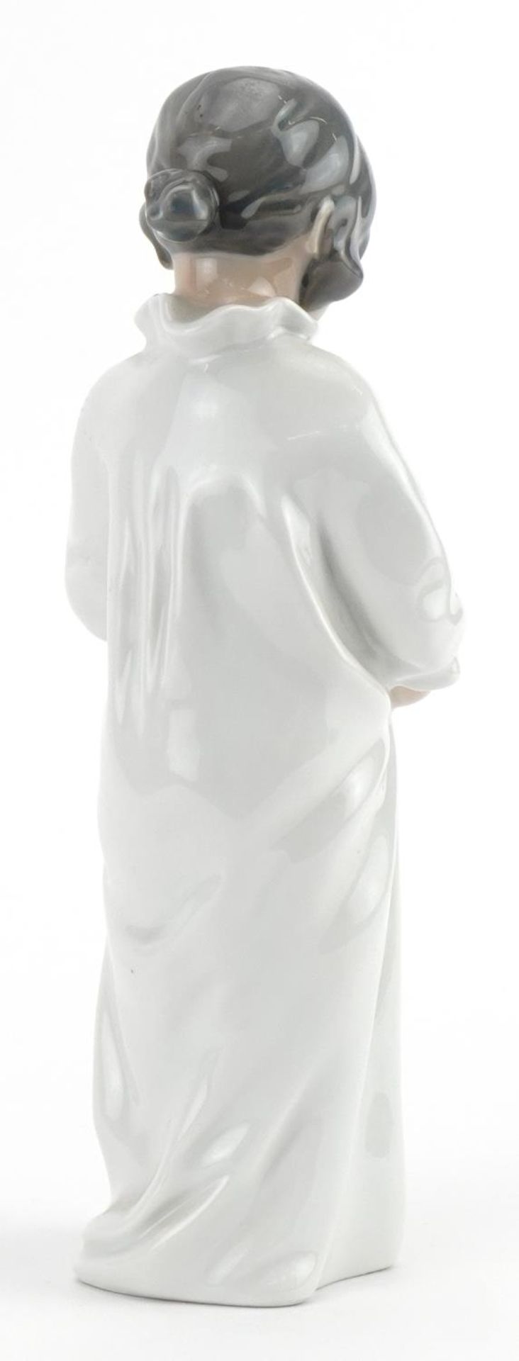 Royal Copenhagen, Danish porcelain figure of a young girl number 408, 20cm high : For further - Image 2 of 3
