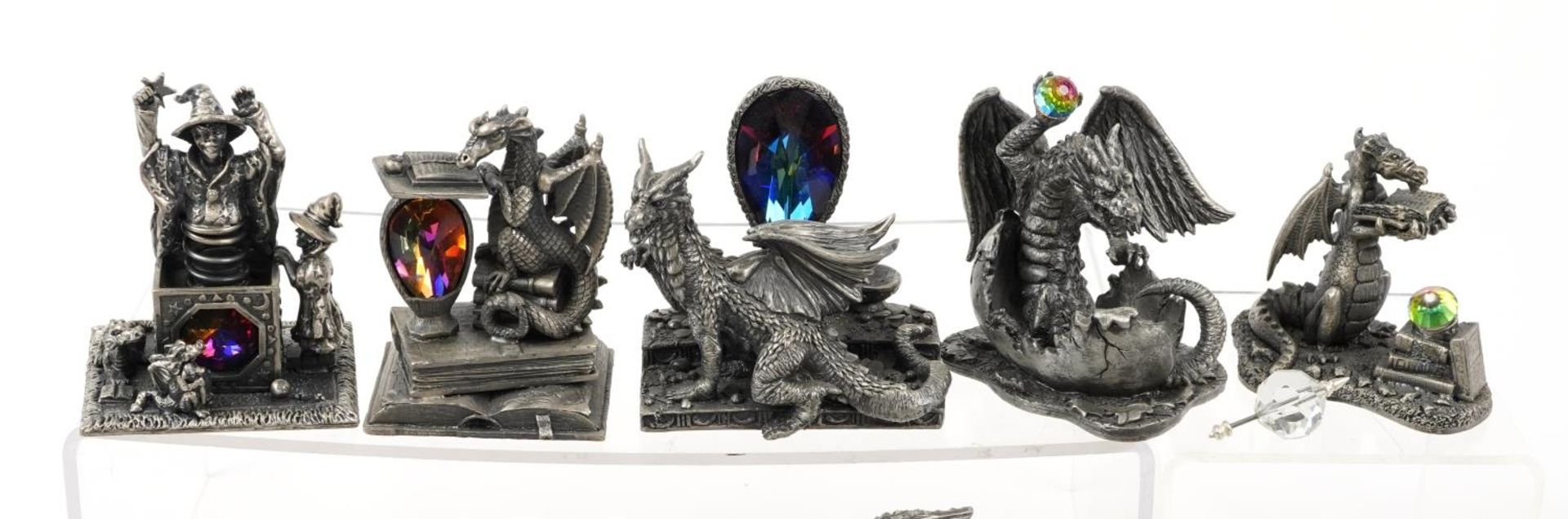 Twenty Myth & Magic pewter figures, the largest 9.5cm high : For further information on this lot - Image 2 of 5