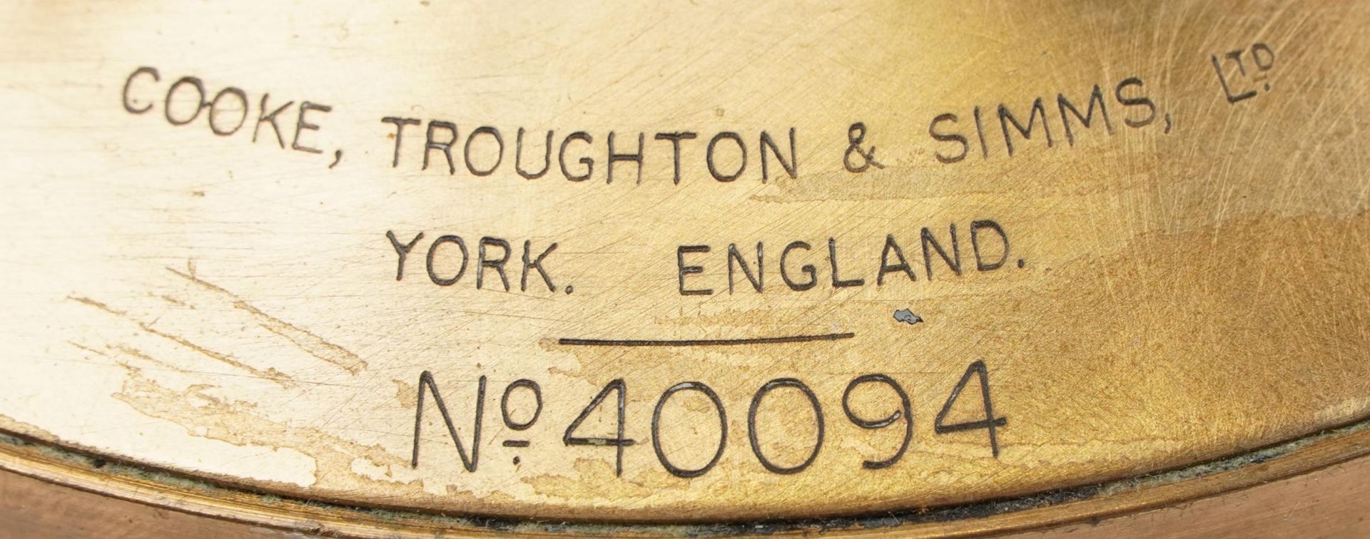Cooke Troughton & Simms, vintage surveyor's theodolite number 40094, housed in a fitted oak case : - Image 4 of 4