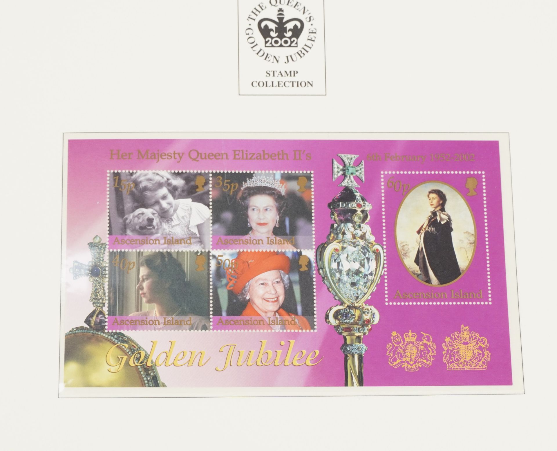 The Queen's Golden Jubilee coin covers and stamps, some mint, arranged in two albums including Great - Image 11 of 14