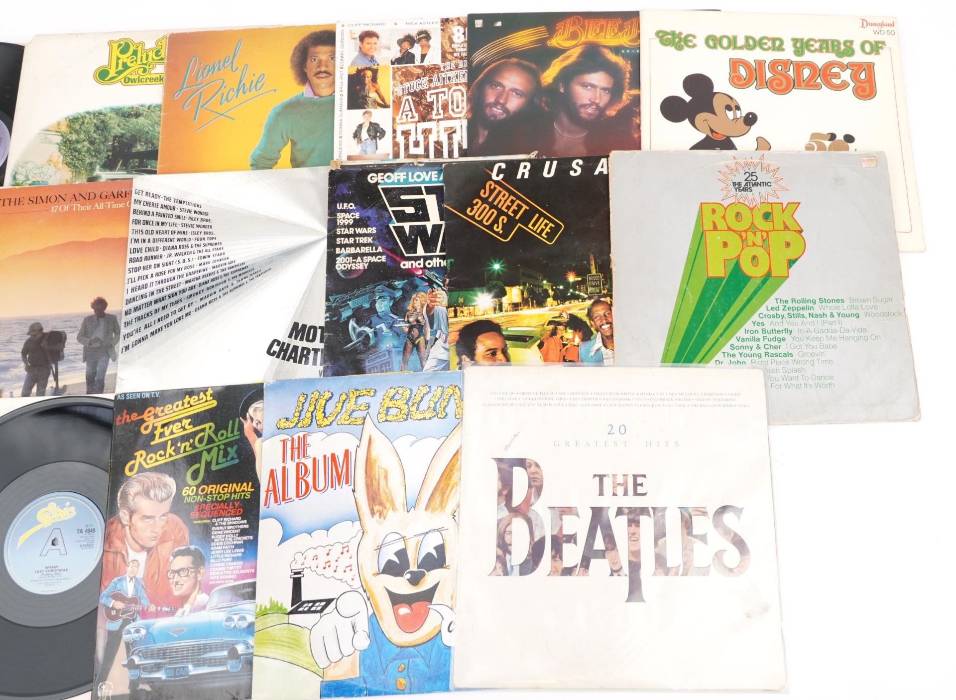 Vinyl LP records including The Beatles, This is Soul and The Bee Gees : For further information on - Image 3 of 3