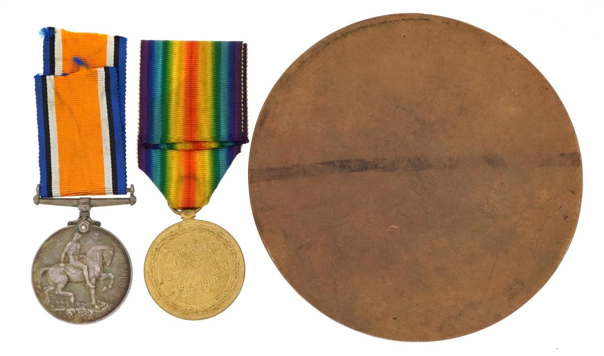 British military World War I medal group relating to Private John William Locker comprising - Image 3 of 5