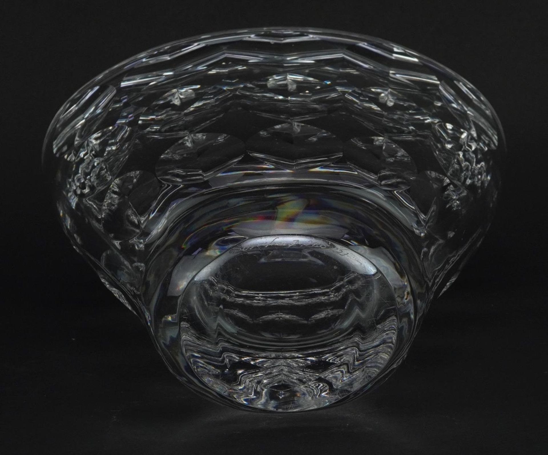 Ingeborg Lundin for Orrefors, large Scandinavian glass vase etched Orrefors 3935 221 to the base, - Image 3 of 4