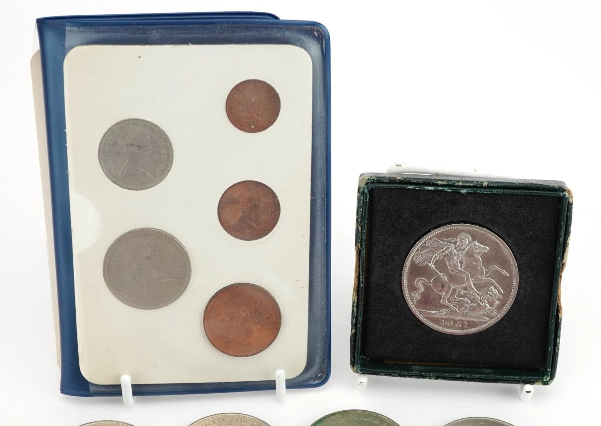 Victorian and later British coinage including 1892 silver crown : For further information on this - Image 2 of 4
