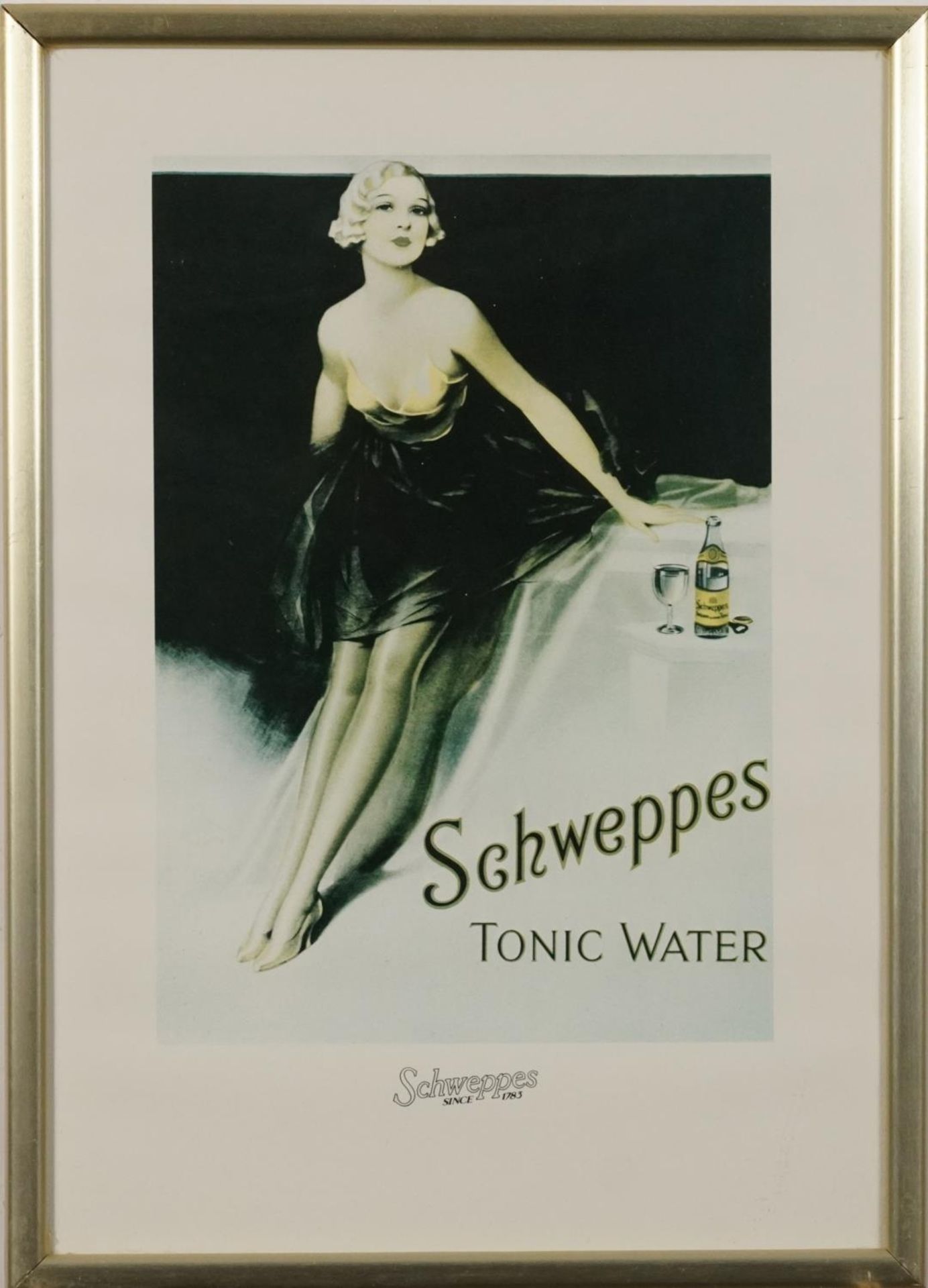 Schweppes, Cider, Tonic Water, Ginger Ale and Lemon Squash, set of six posters, framed and glazed, - Image 10 of 20