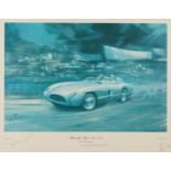 Frank Wootton - Mercedes Benz Winners 1955 Mille Miglia, pencil signed print in colour, limited