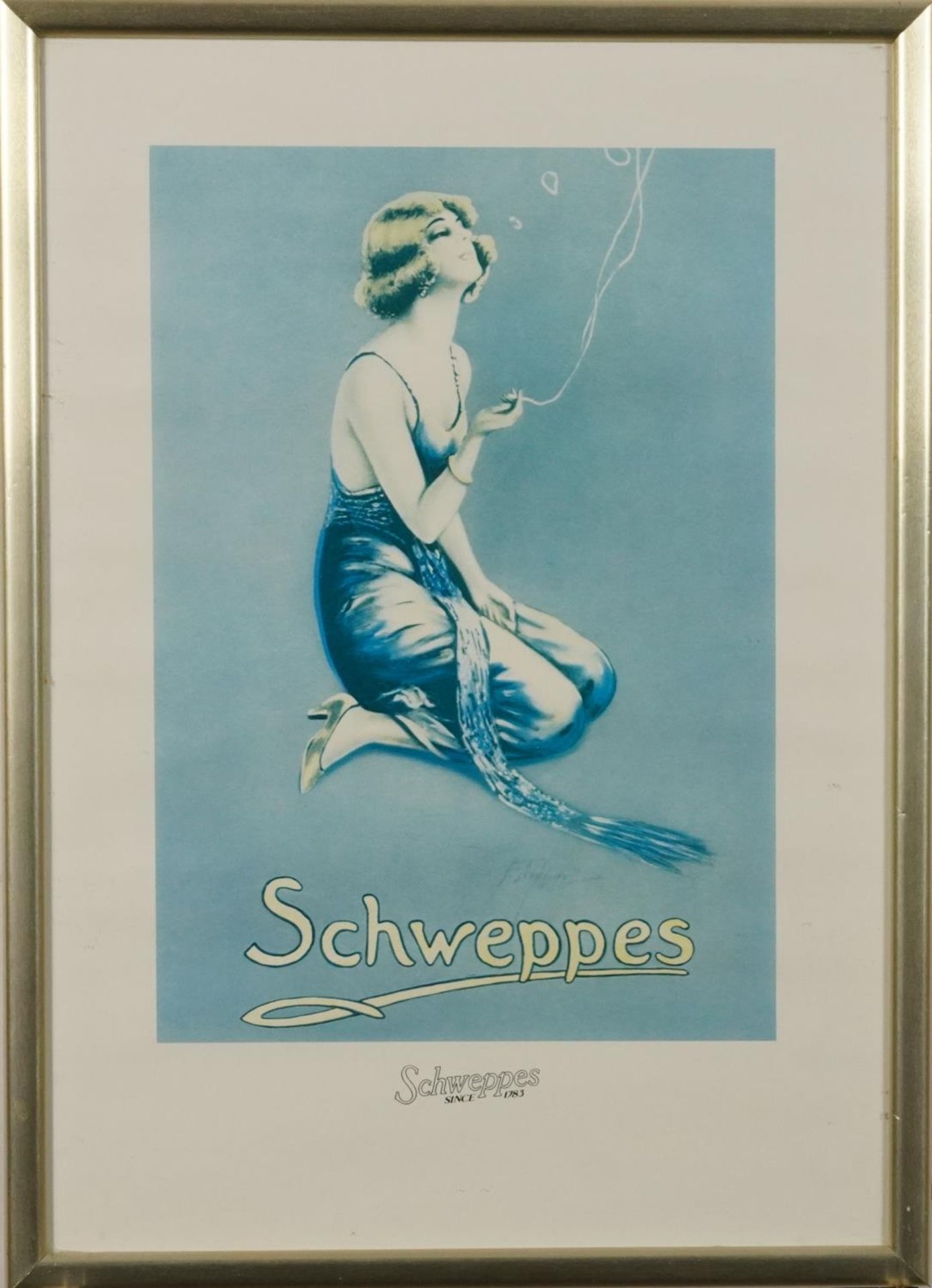Schweppes, Cider, Tonic Water, Ginger Ale and Lemon Squash, set of six posters, framed and glazed, - Image 13 of 20