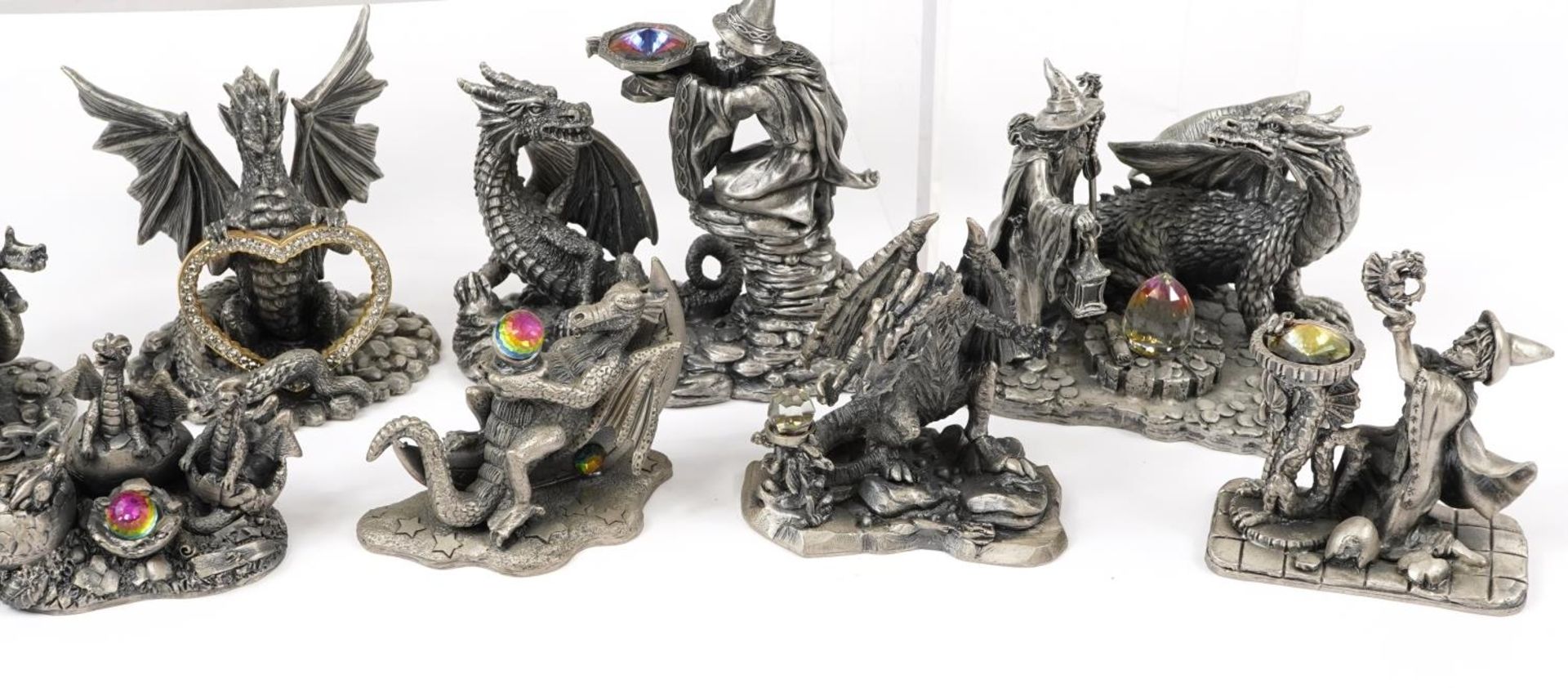 Fifteen Myth & Magic pewter figures including Collector's Club and Loyalty Studio editions, the - Image 4 of 5