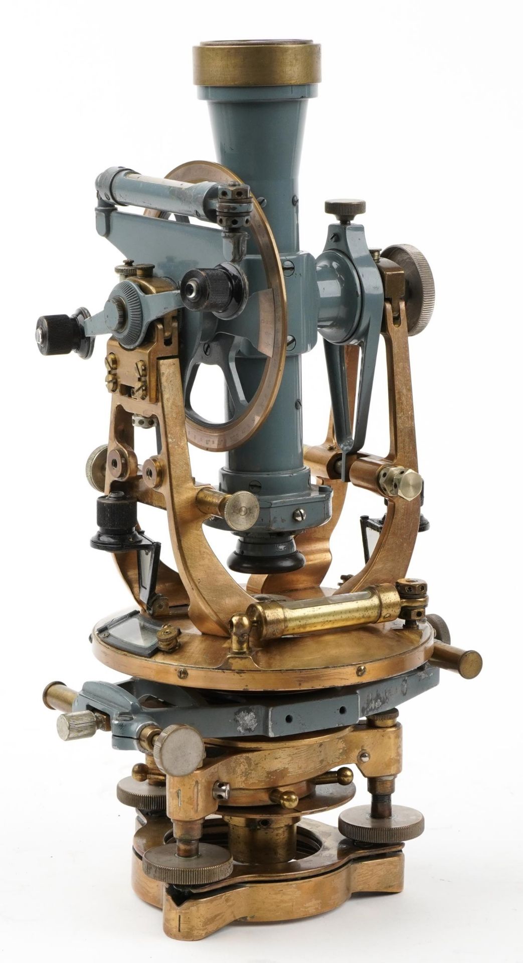 Cooke Troughton & Simms, vintage surveyor's theodolite number 40094, housed in a fitted oak case : - Image 2 of 4