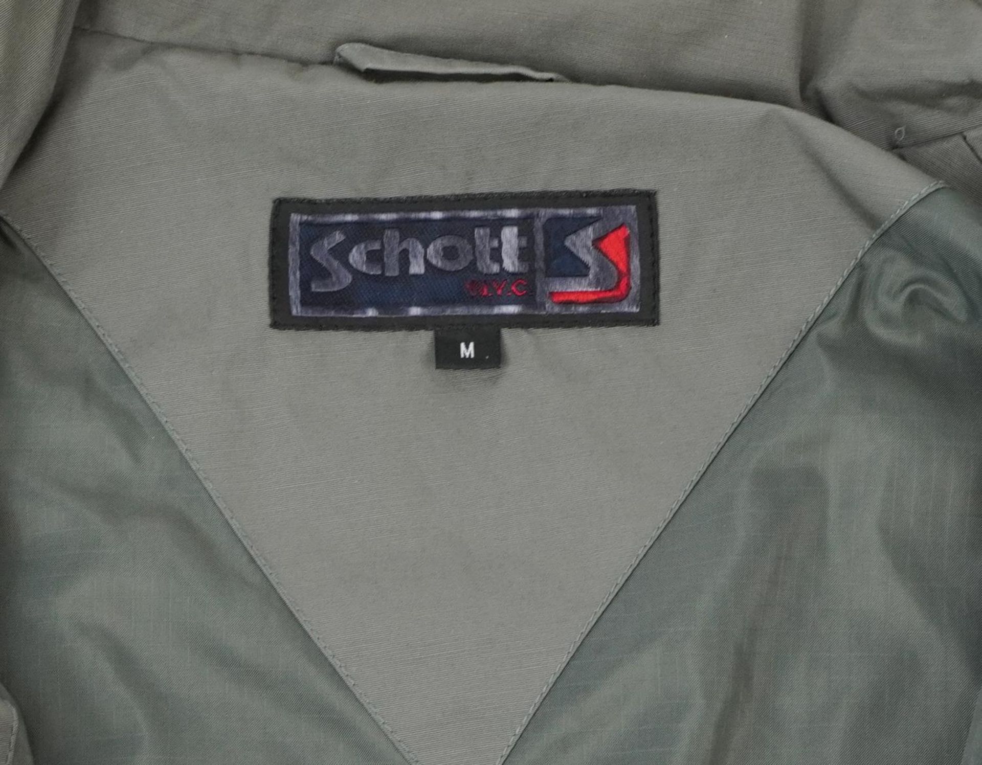 Schott gentlemen's jacket, size M : For further information on this lot please contact the - Image 2 of 3