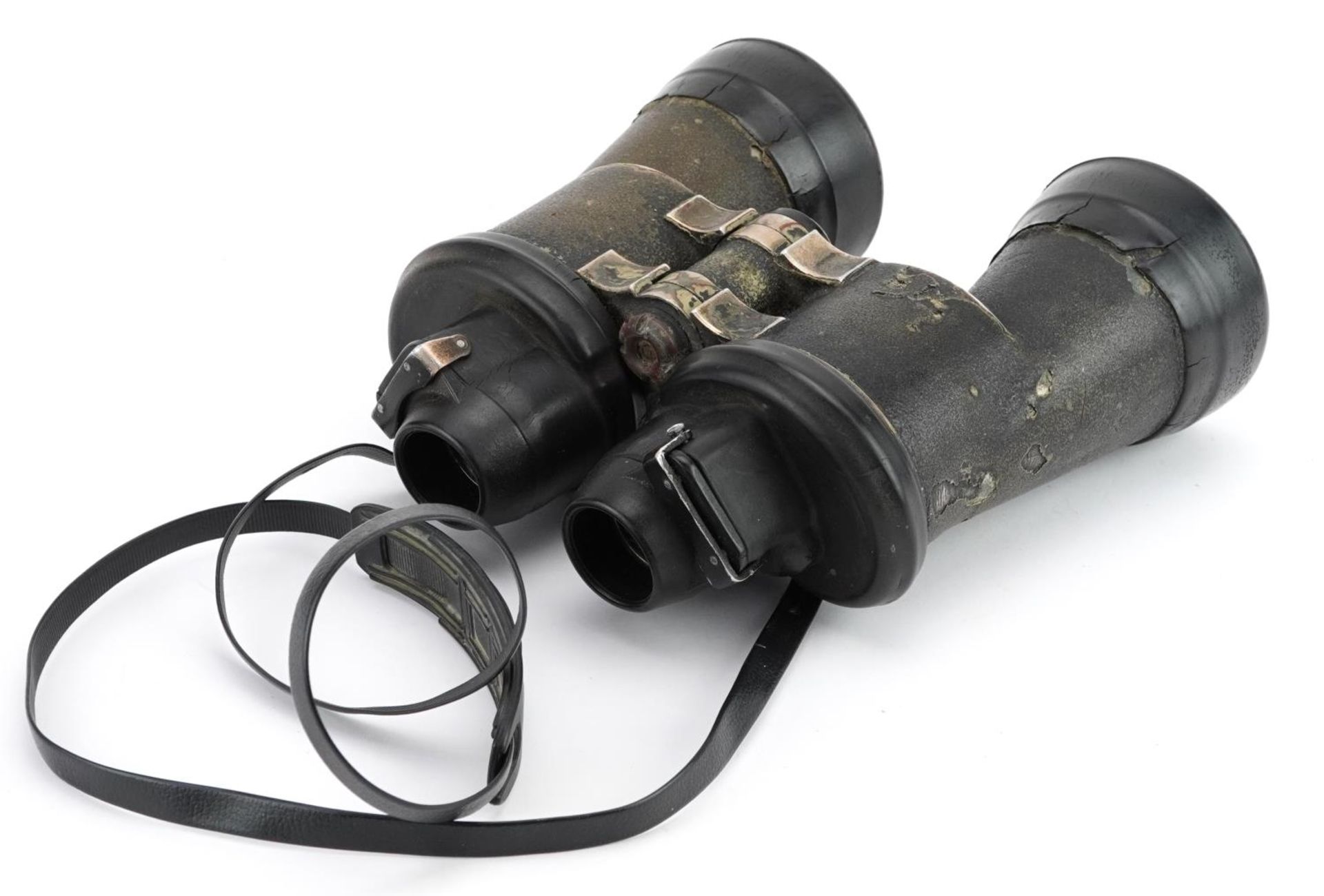 Carl Zeiss, Pair of German military interest 7 x 15 binoculars numbered 48295 : For further - Bild 2 aus 4