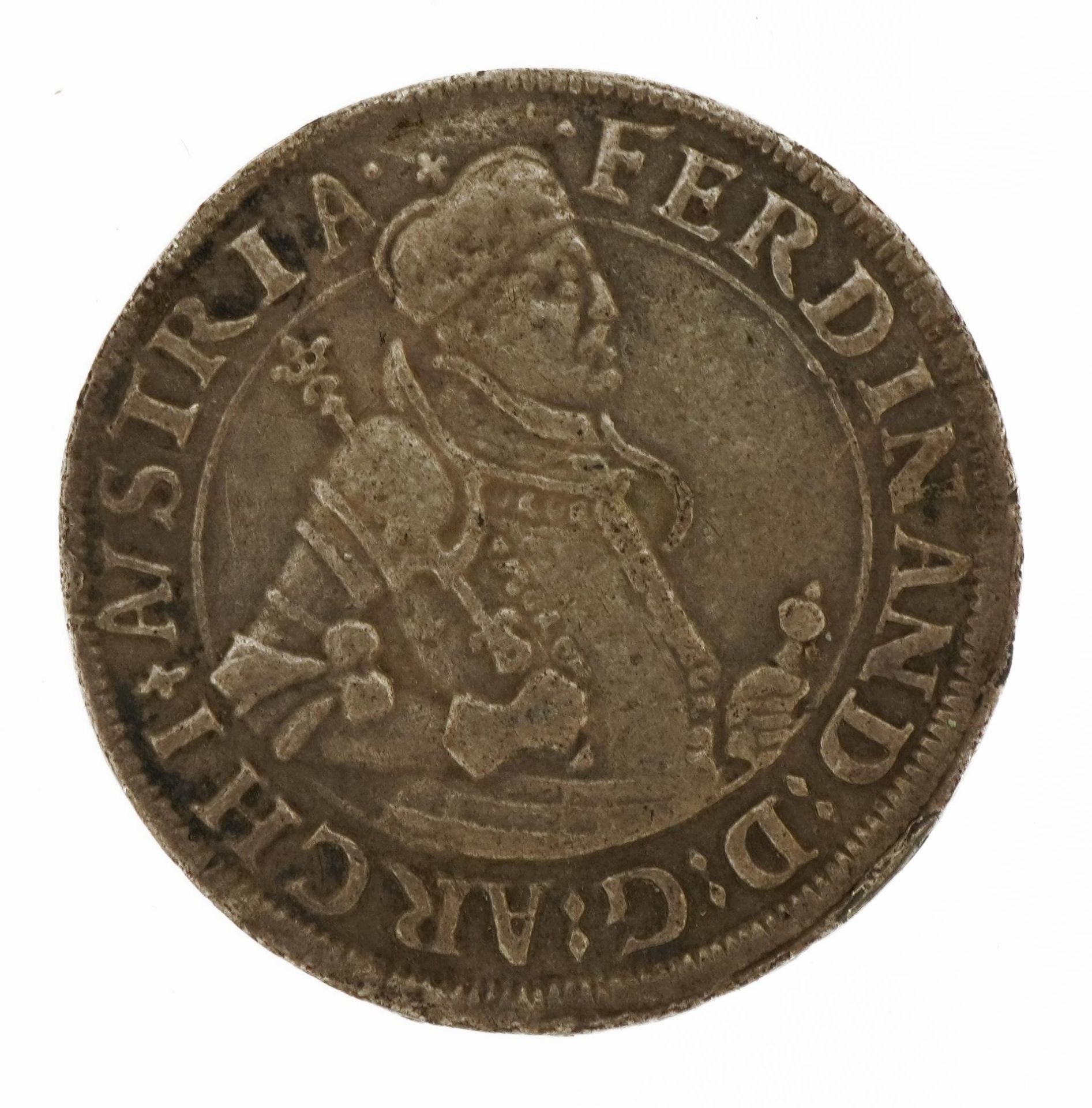 Austrian States coin with bust of Ferdinand II, 3.5cm in diameter : For further information on - Bild 2 aus 2