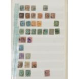 Collection of Indian stamps arranged in a stock book : For further information on this lot please