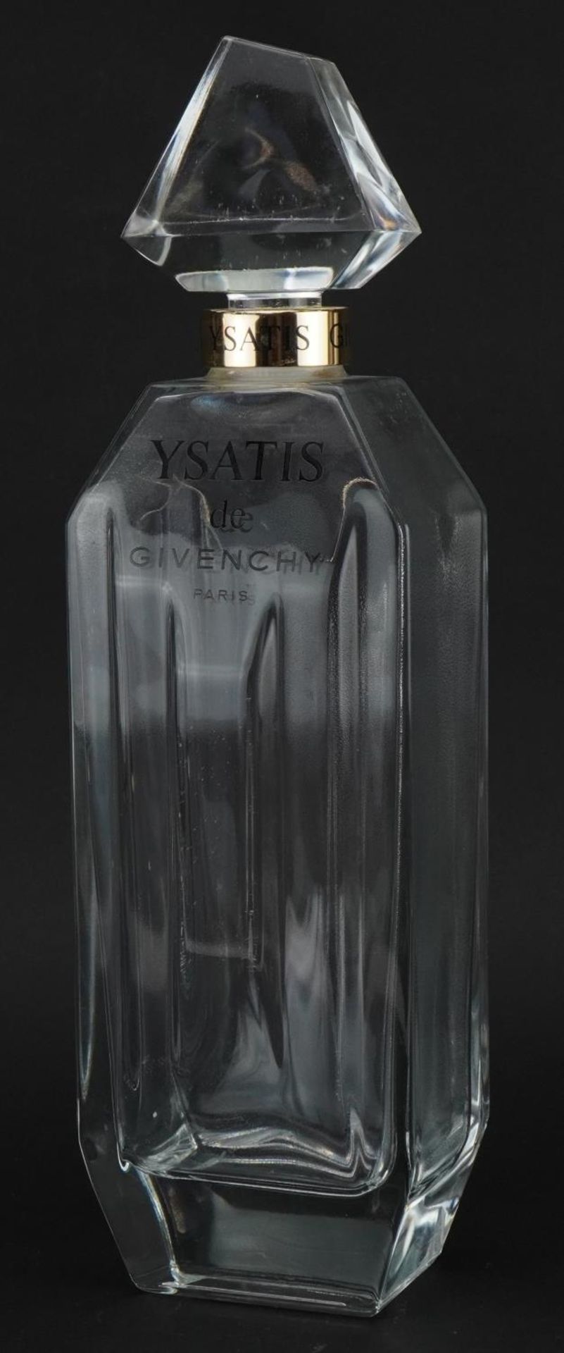 Large Givenchy Ysatis advertising shop display dummy perfume bottle, 40cm high : For further