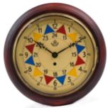 RAF design fusee wall clock with painted dial, 33cm in diameter : For further information on this