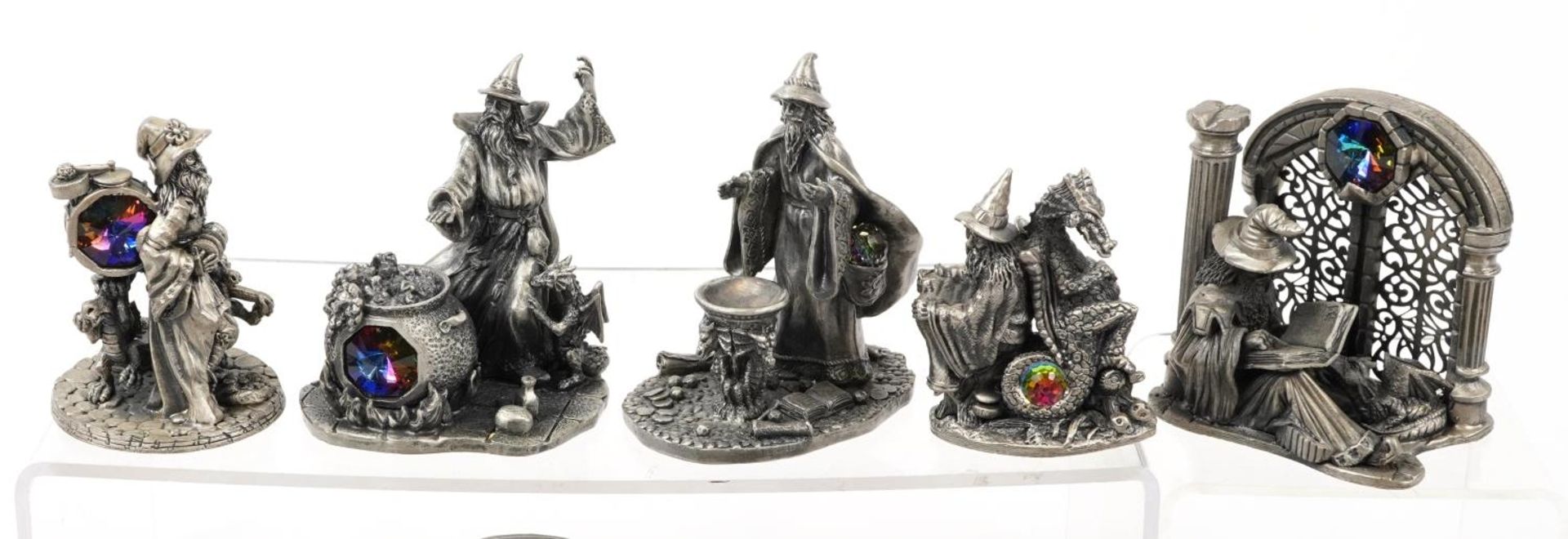 Twenty Myth & Magic pewter figures including Collector's Club pieces, the largest 10cm high : For - Image 2 of 4