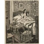 Tirzah Garwood - The Wife, wood engraving, various inscriptions verso including Ravilious and The