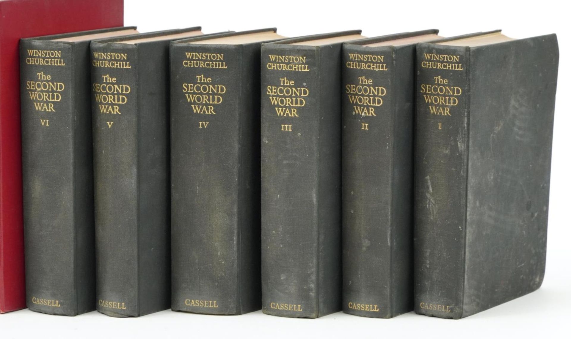 Winston Churchill hardback books comprising The Second World War, volumes 1-6 and A History of the - Image 3 of 5