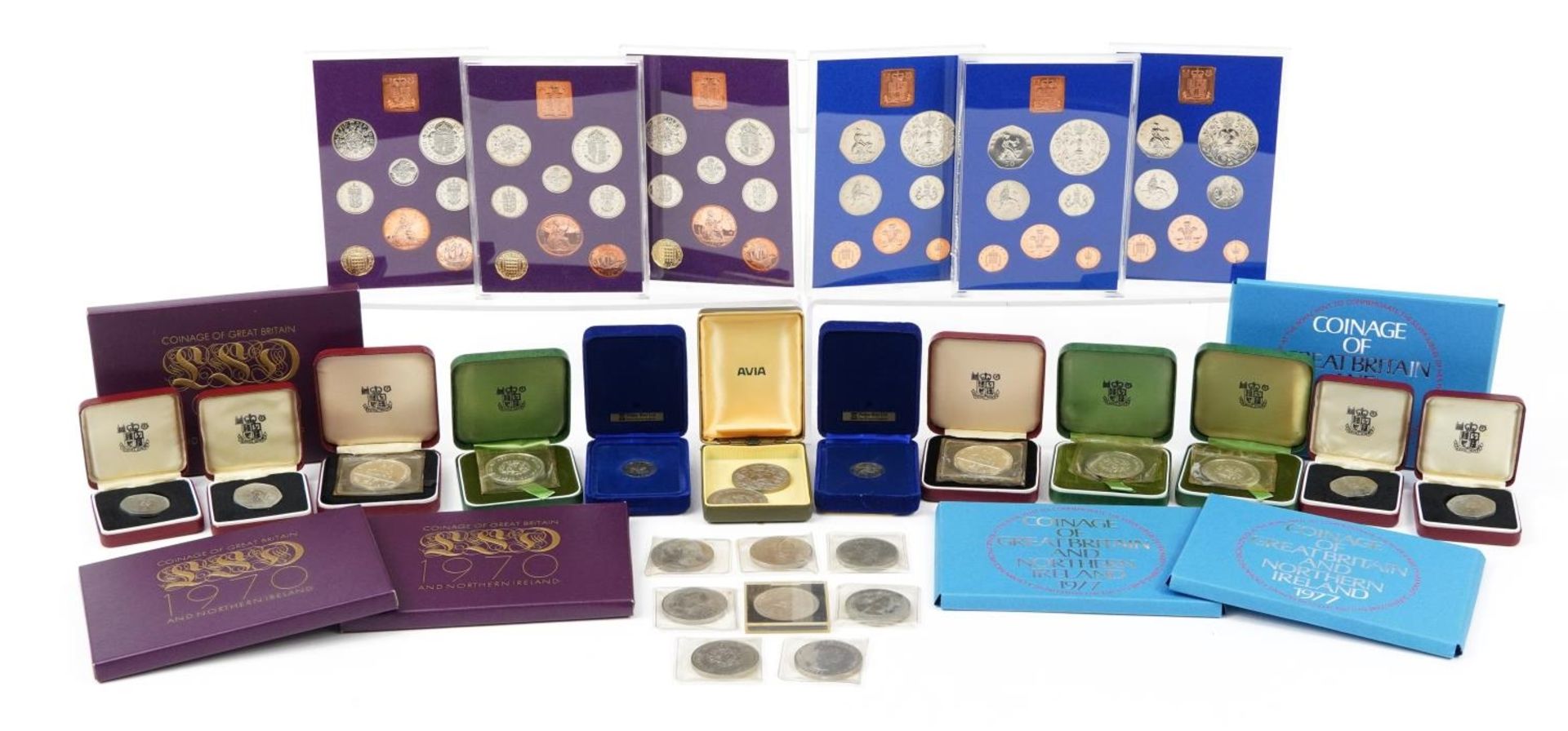 British and world coinage, some proof, including coinage of Great Britain and Northern Ireland