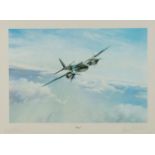 Robert Taylor - Mosquito, print in colour, signed by the artist and pilot Leonard Cheshire, mounted,