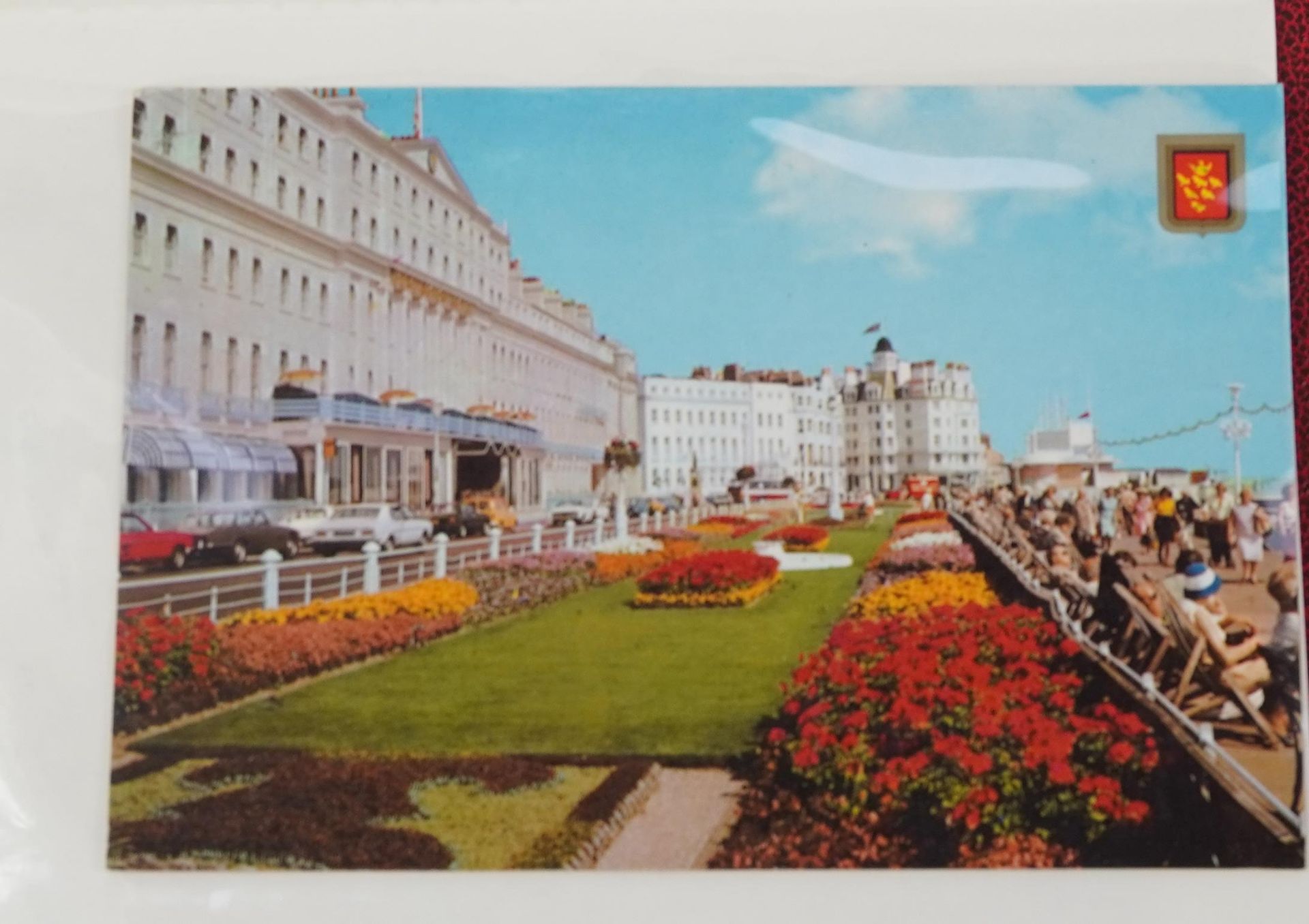 Collection of Eastbourne postcards arranged in two albums including Holywell : For further - Image 4 of 14