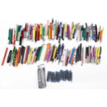 Large collection of vintage and later pens, mostly Parker, various designs, including Tweety Bird,