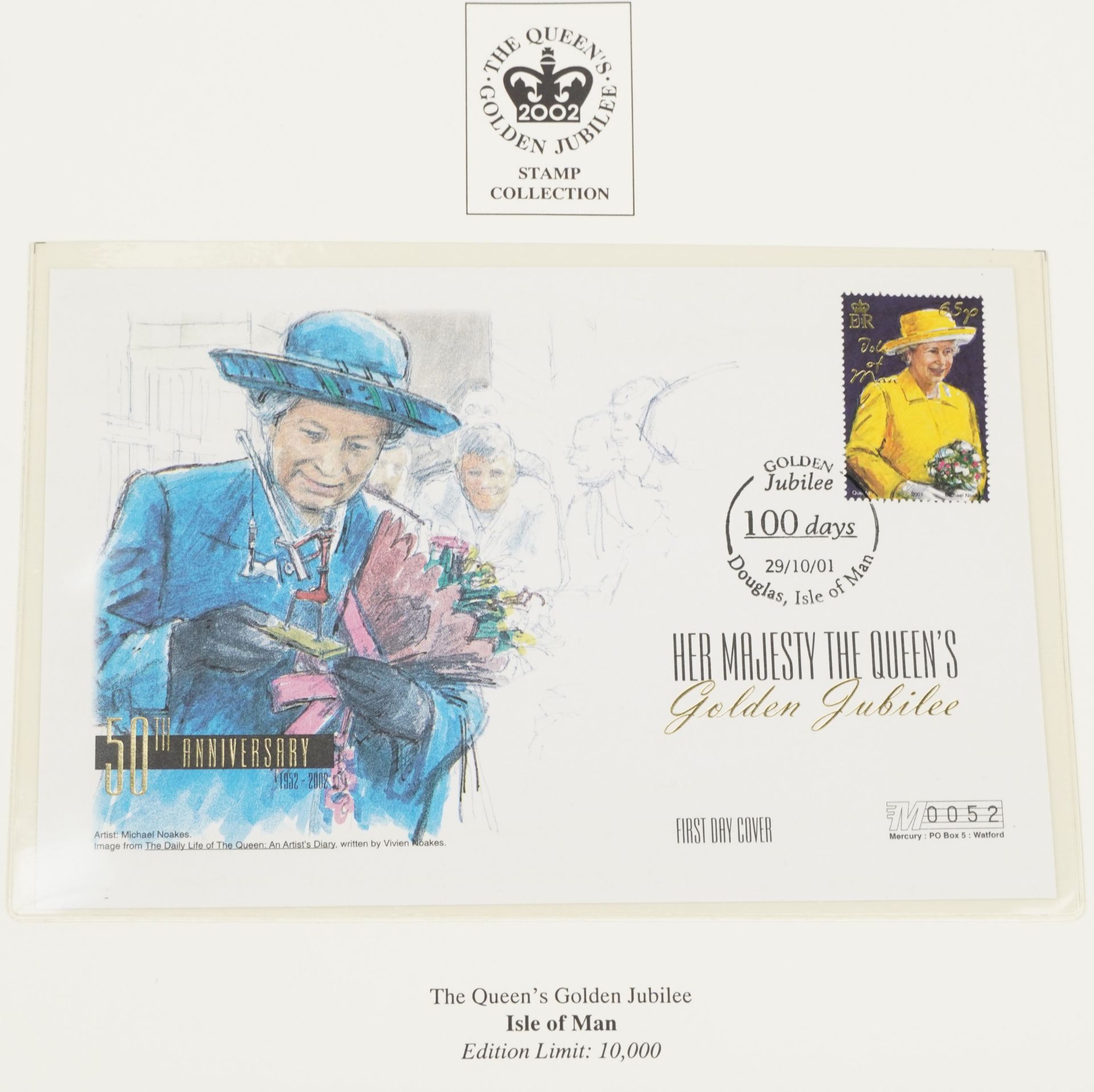 The Queen's Golden Jubilee coin covers and stamps, some mint, arranged in two albums including Great - Image 12 of 14