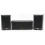 Pair of Jamo Concert 8 shelf speakers and a Jamo Concert Centre speaker : For further information on