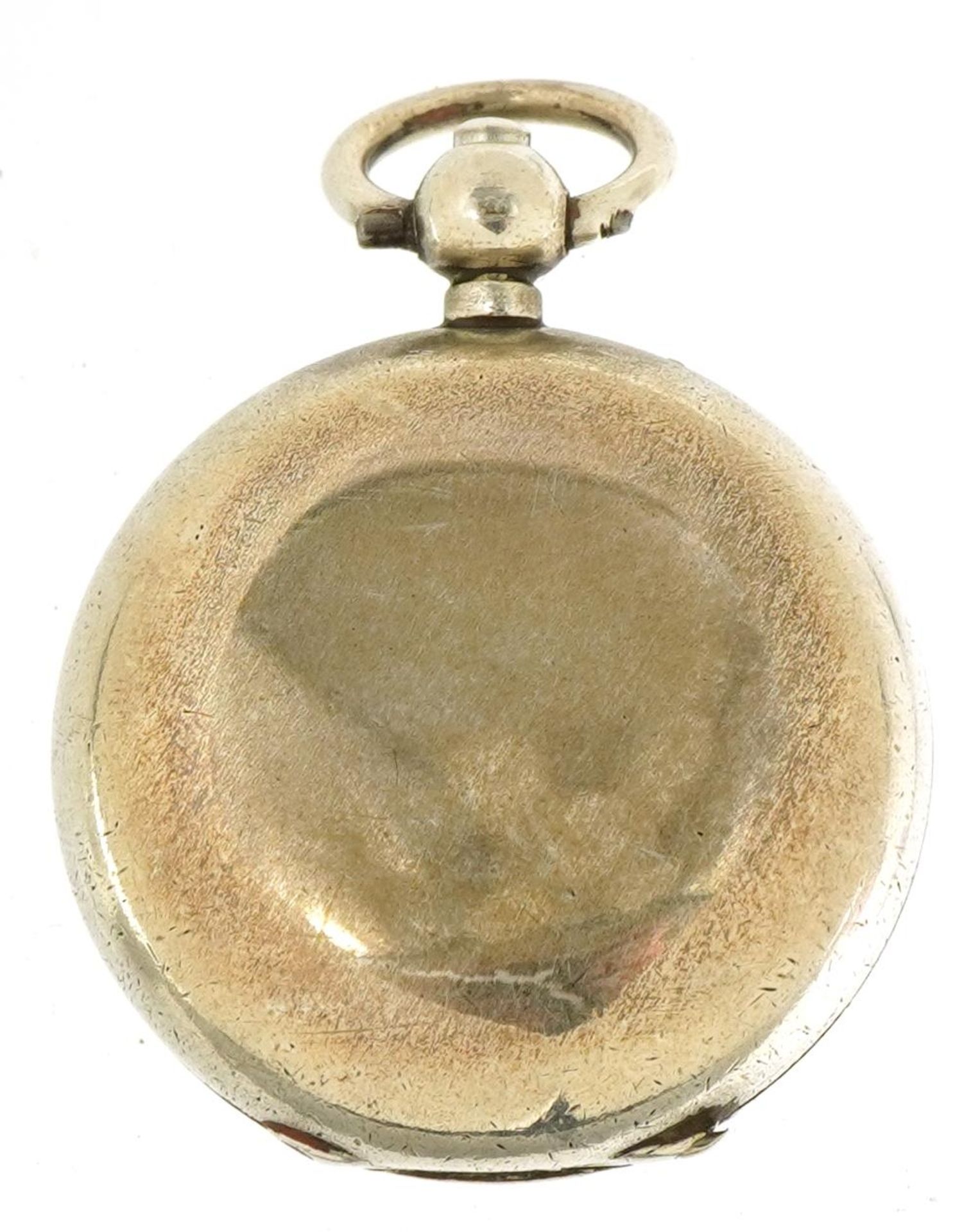 Dennison Watch Case Co, Edwardian silver sovereign case, Birmingham 1904, 4.0cm high, 32.8g : For - Image 3 of 4