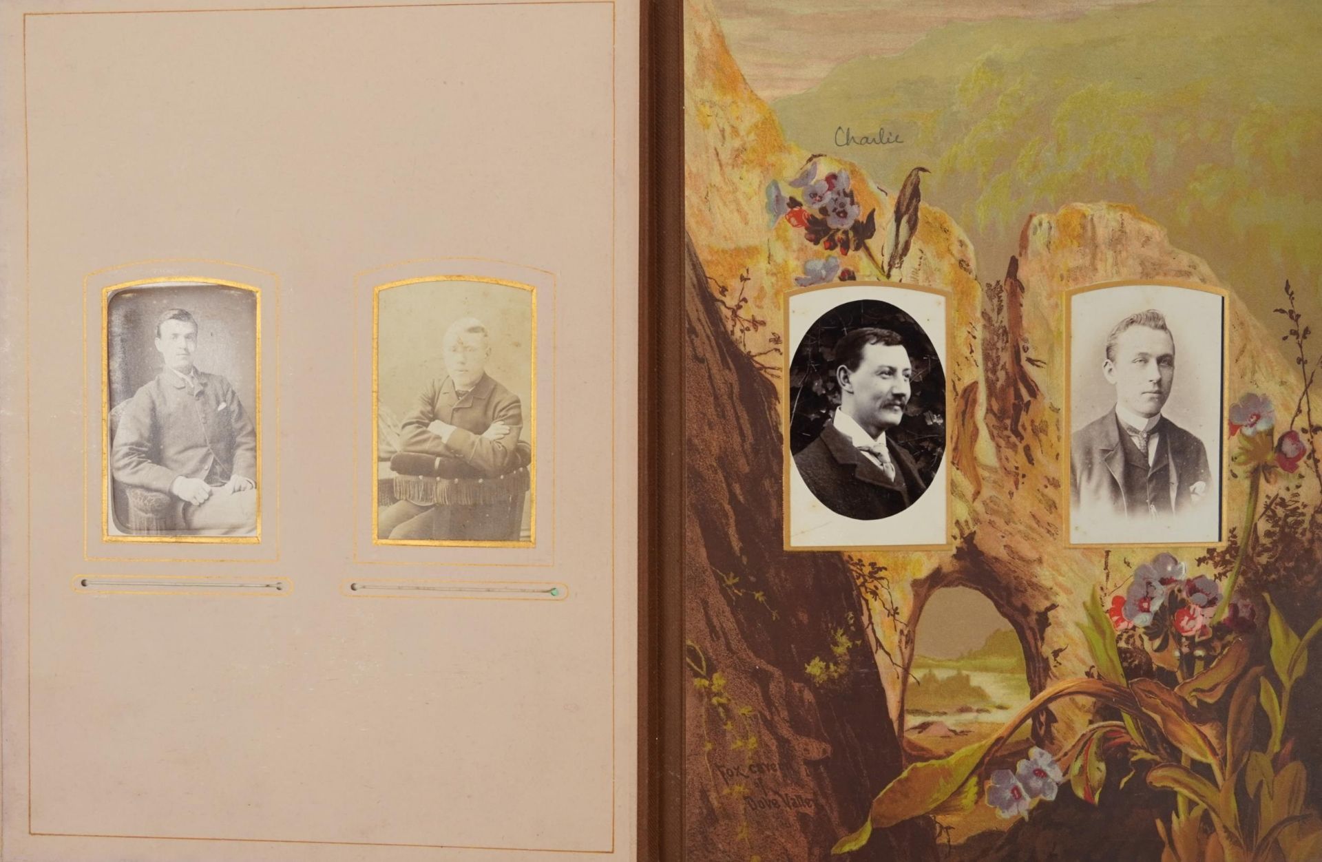 Collection of Victorian photographs, cabinet cards and cartes de visite arranged in three albums - Bild 5 aus 13