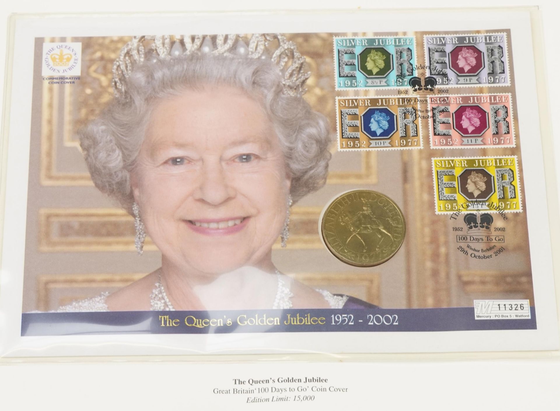 The Queen's Golden Jubilee coin covers arranged in two albums including Isle of Man & Falklands - Image 4 of 11