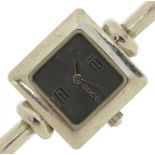 Gucci, ladies bangle wristwatch, the case numbered 1900L, the case 20mm wide : For further