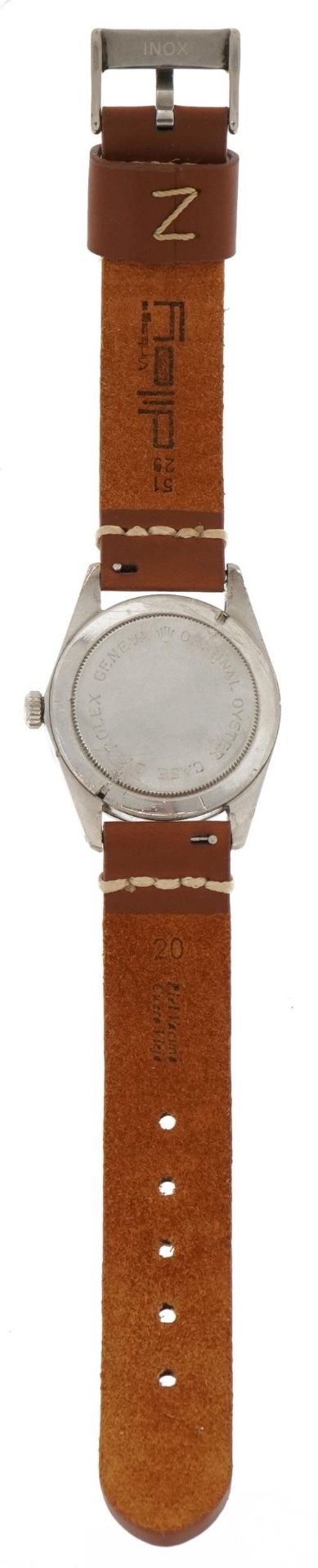 Tudor, gentlemen's Prince Oysterdate automatic 'Jumbo' wristwatch with box and date aperture - Bild 3 aus 6