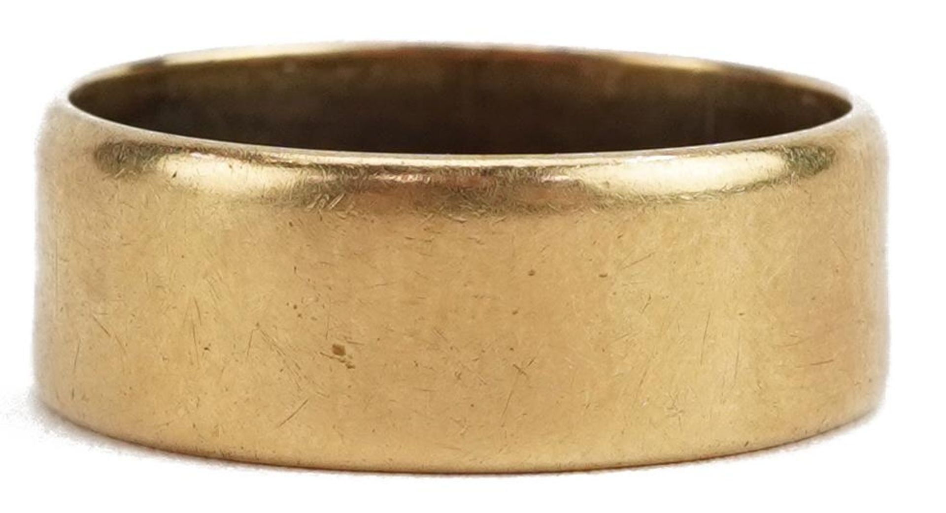 18ct gold wedding band, London 1971, size S, 7.5g : For further information on this lot please - Image 2 of 4