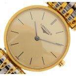 Longines, ladies dress wristwatch, the case numbered 30068358, 24mm in diameter : For further