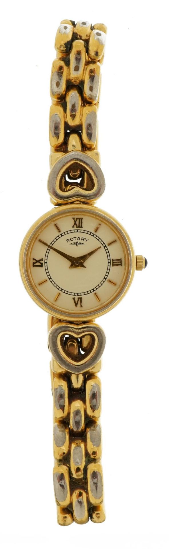 Rotary, ladies gold plated wristwatch with box and paperwork, 18.2mm in diameter : For further - Image 2 of 5