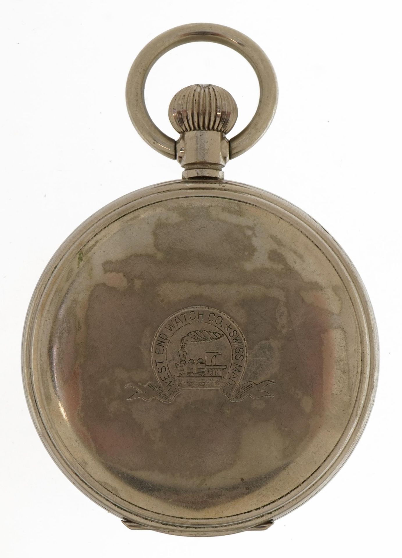 Waltham Mass, Victorian gentlemen's silver open face pocket watch with enamelled dial, Birmingham - Image 10 of 10