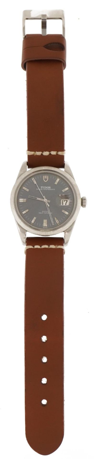 Tudor, gentlemen's Prince Oysterdate automatic 'Jumbo' wristwatch with box and date aperture - Bild 2 aus 6