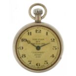 Younger & Co Brewery 1935 Jubilee Year open face pocket watch, the dial inscribed Time flies but you