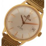 Milus, vintage gentlemen's automatic wristwatch with date aperture, 34mm in diameter : For further