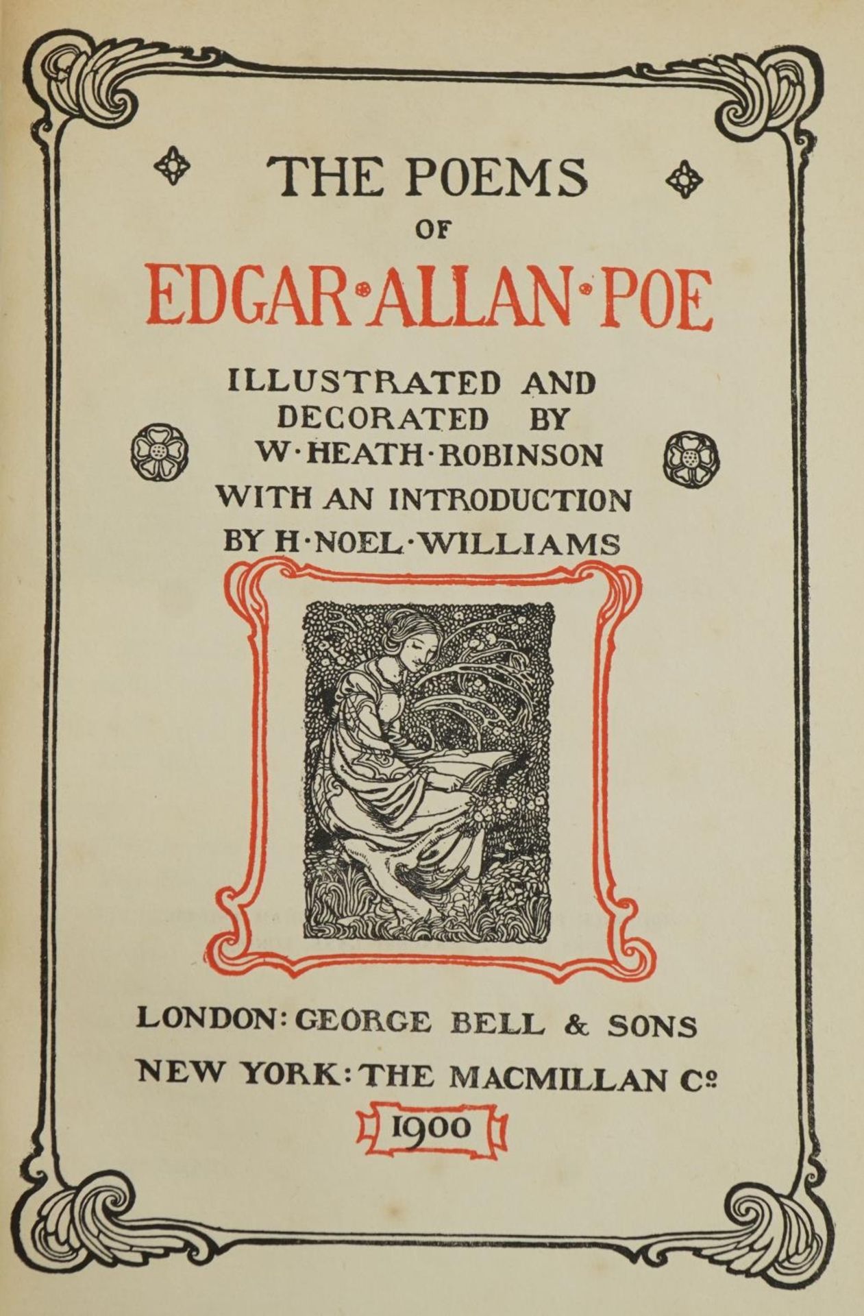 The Poems of Edgar Allan Poe by H Noel Williams, early 20th century hardback book published by - Bild 3 aus 4