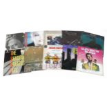 Ten vinyl LP records including Robert Palmer, Eurythmics, Supertramp and The Shadows : For further