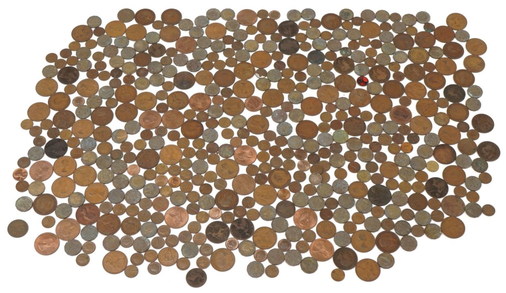 Large collection of predominantly British antique coinage : For further information on this lot
