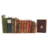 Fifteen antiquarian, natural history, geology and science hardback books including London Birds